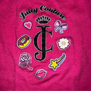 (C) 2017, Juicy Couture Dark Pink Onesie, Sz 12 Months